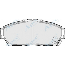 PAD1032 APEC Комплект тормозных колодок, дисковый тормоз