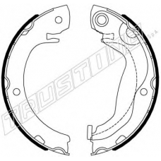 115.338 TRUSTING Комплект тормозных колодок, стояночная тормозная с