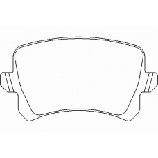 P 85 109 BREMBO Комплект тормозных колодок, дисковый тормоз