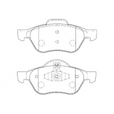 WBP24535A WAGNER LOCKHEED Комплект тормозных колодок, дисковый тормоз