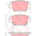 GDB3039 TRW Комплект тормозных колодок, дисковый тормоз