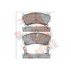 RB1153 R BRAKE Комплект тормозных колодок, дисковый тормоз