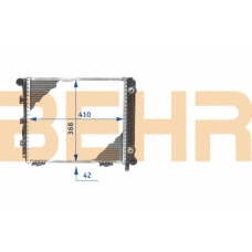 2108445 BEHR Radiator