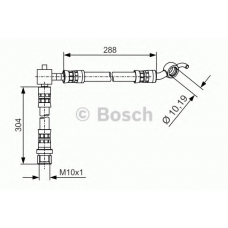 1 987 481 486 BOSCH Тормозной шланг