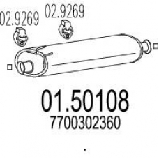 01.50108 MTS Средний глушитель выхлопных газов