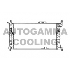 102217 AUTOGAMMA Радиатор, охлаждение двигателя