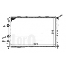 042-017-0013 LORO Радиатор, охлаждение двигателя
