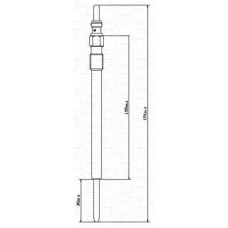 062900030304 MAGNETI MARELLI Свеча накаливания