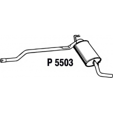 P5503 FENNO Глушитель выхлопных газов конечный