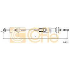 11.3924 COFLE Трос, управление сцеплением