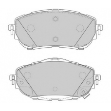 FD7613A NECTO Комплект тормозных колодок, дисковый тормоз