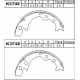K3748 ASIMCO Комплект тормозных колодок