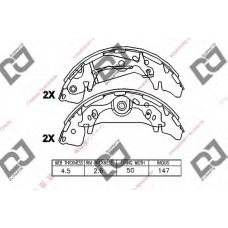 BS1213 DJ PARTS Комплект тормозных колодок