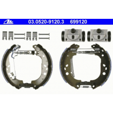 03.0520-9120.3 ATE Комплект тормозных колодок