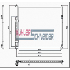 2220161 KUHLER SCHNEIDER Конденсатор, кондиционер