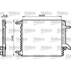 816968 VALEO Конденсатор, кондиционер