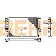 2109057 BEHR Radiator