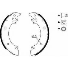 361268B BENDIX Комплект тормозных колодок