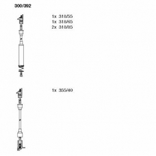 300/392 BREMI Комплект проводов зажигания