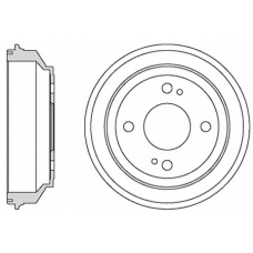VBE619 MOTAQUIP Тормозной барабан