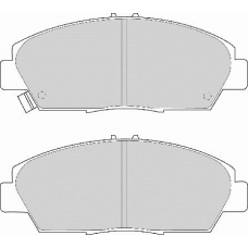 FD6590A NECTO Комплект тормозных колодок, дисковый тормоз