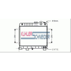 1402701 KUHLER SCHNEIDER Радиатор, охлаждение двигател