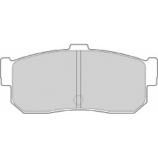 FD6936A NECTO Комплект тормозных колодок, дисковый тормоз