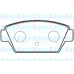 BP-5551 KAVO PARTS Комплект тормозных колодок, дисковый тормоз