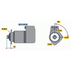 0 001 510 034 BOSCH Стартер