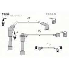 T386B TESLA Комплект проводов зажигания