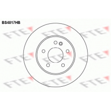 BS4817HB FTE Тормозной диск
