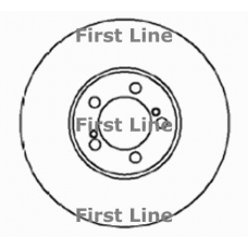 FBD872 FIRST LINE Тормозной диск
