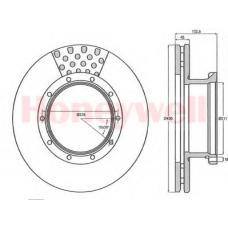 567751B BENDIX Тормозной диск