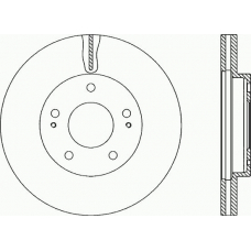 BDR2205.20 OPEN PARTS Тормозной диск