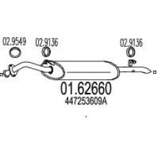 01.62660 MTS Глушитель выхлопных газов конечный