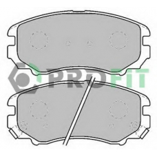 5000-1733 PROFIT Комплект тормозных колодок, дисковый тормоз