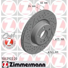 150.2922.20 ZIMMERMANN Тормозной диск