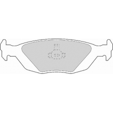 FD6285N NECTO Комплект тормозных колодок, дисковый тормоз