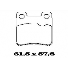 BL1243B1 FTE Колодки тормозные