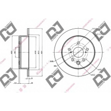 BD1462 DJ PARTS Тормозной диск