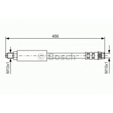 1 987 476 492 BOSCH Тормозной шланг