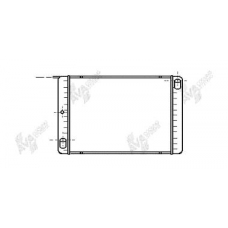 59002013 VAN WEZEL Радиатор, охлаждение двигателя