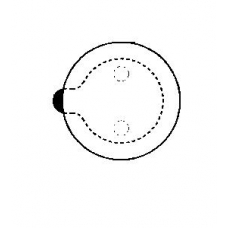 221916 NK Комплект тормозных колодок, диски стояночной тормо