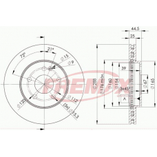 BD-0117-50 FREMAX Тормозной диск