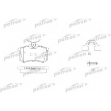 PBP1481 PATRON Комплект тормозных колодок, дисковый тормоз
