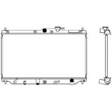 2211-1006 SAKURA  Automotive Радиатор, охлаждение двигателя