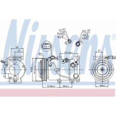 89306 NISSENS Компрессор, кондиционер