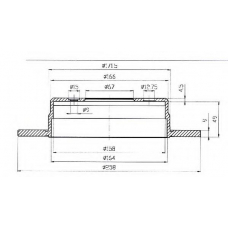 BDC3840 QUINTON HAZELL Тормозной диск