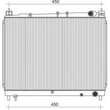 350213103600 MAGNETI MARELLI Радиатор, охлаждение двигателя