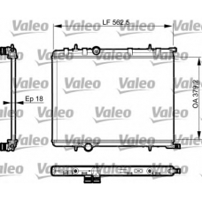 735496 VALEO Радиатор, охлаждение двигателя